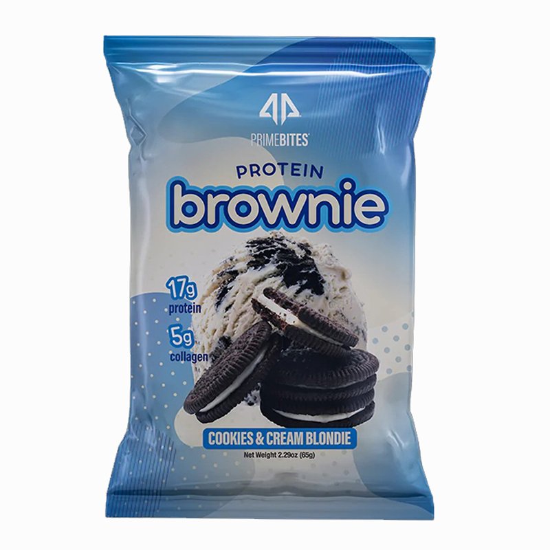 Buy AP Regimen PrimeBites Protein Brownies Box of 12 Cookies & Cream