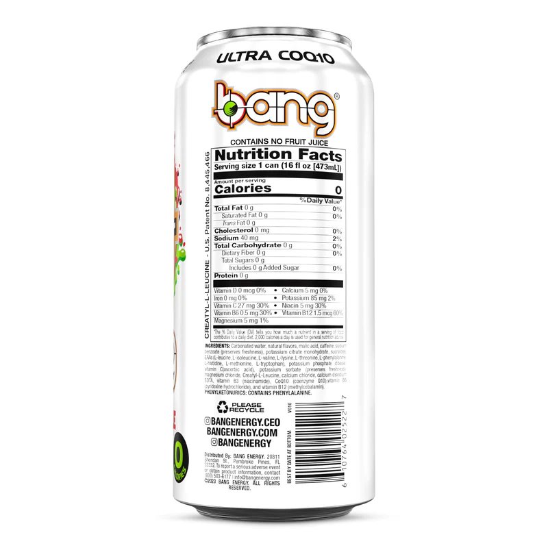 Buy Bang Energy Drink 473 ml Candy Apple Crisp in Dubai, Abu Dhabi