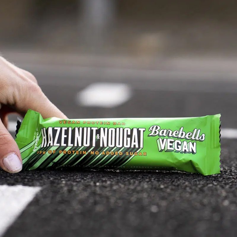 Buy BareBells Protien Bar Vegan Hazelnut Nougat12x55g in Dubai, Abu