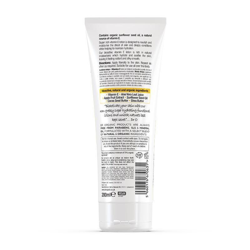 Buy Dr. Organic Vitamin E Skin Lotion 200ml in Dubai, Abu Dhabi