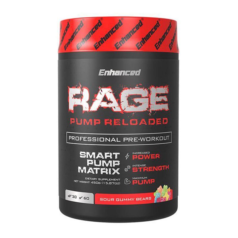 Buy Enhanced Rage Pump Reloaded 60 Servings Sour Gummy Bears in Dubai, Abu Dhabi, Sharjah, UAE