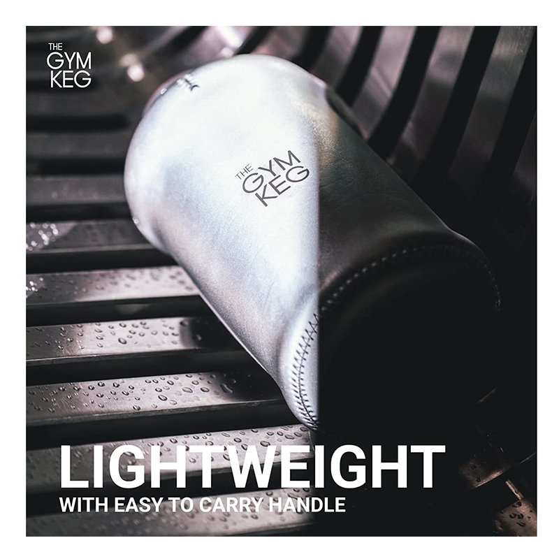 Buy Gym Keg Sports Water Bottle Flex Chrome 2.2 Litre in Dubai, Abu