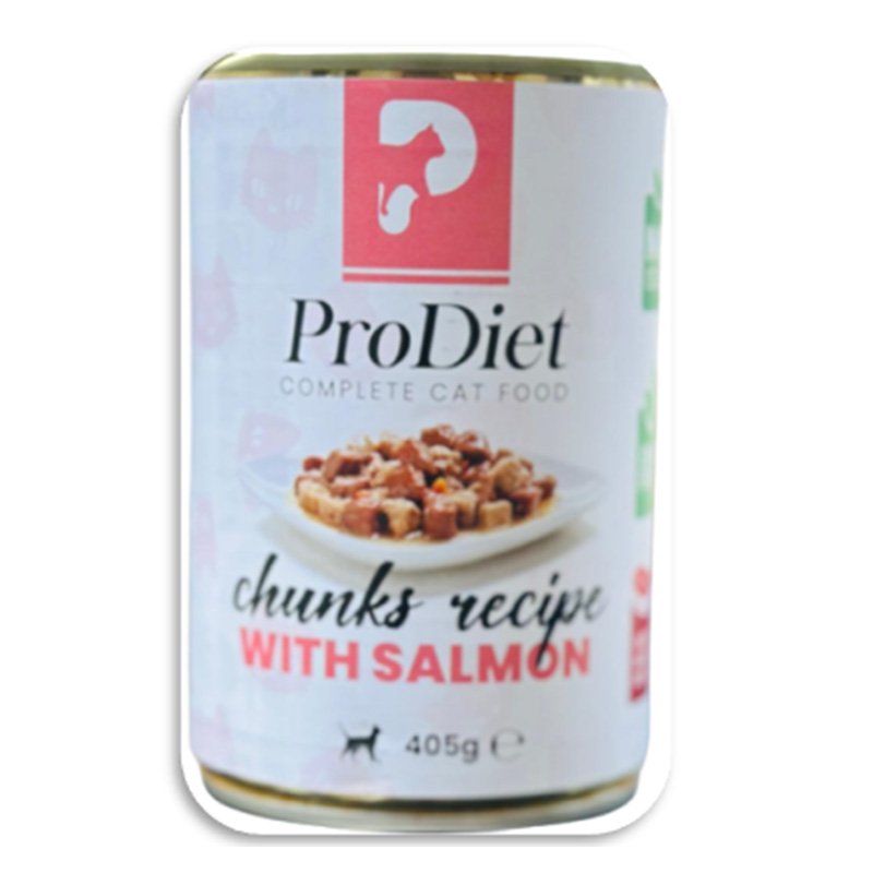 Buy Pro Diet Cat Can Chunks Wet Food Salmon 405 G in Dubai, Abu Dhabi