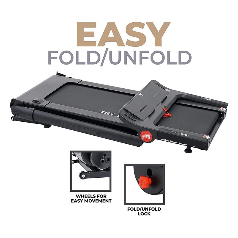 Buy Sky Land Special Combo Offer Foldable Treadmill Motor DC 4HP Peak