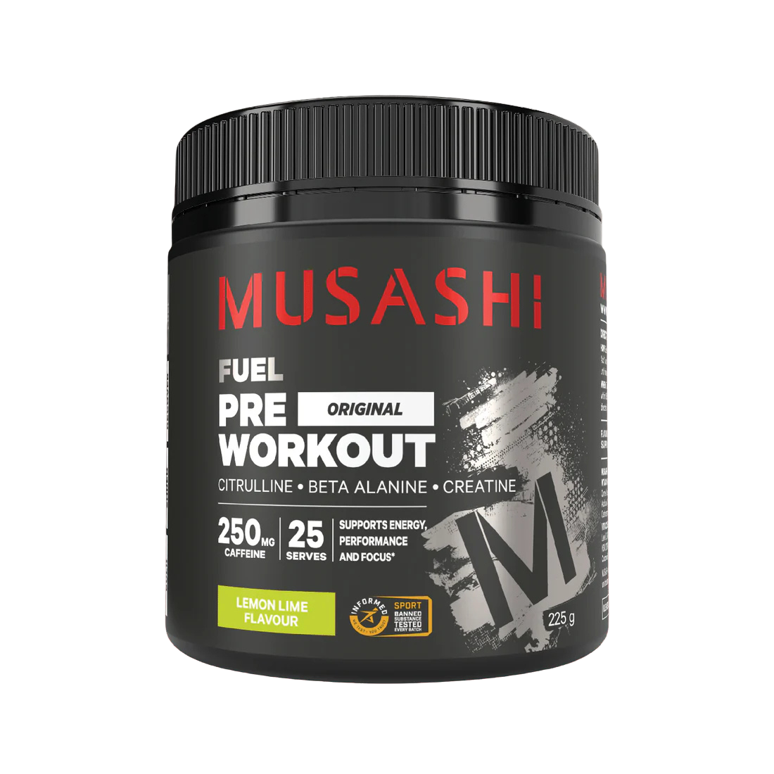 Musashi Pre Workout 225 G - Lemon Lime