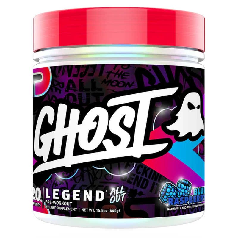 Ghost Legend All Out Pre Workout 20 Servings 430 G - Blue Raspberry