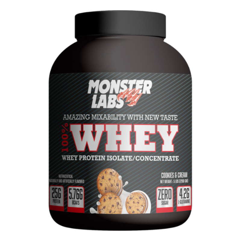Monster Labs 100 Whey 5 lbs - Chocolate Bricks