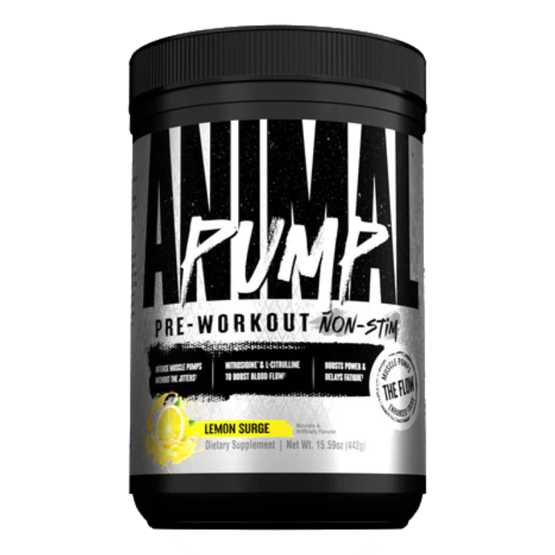 Universal Animal Pump Pre Workout Non-Stim 440 G - Lemon Surge