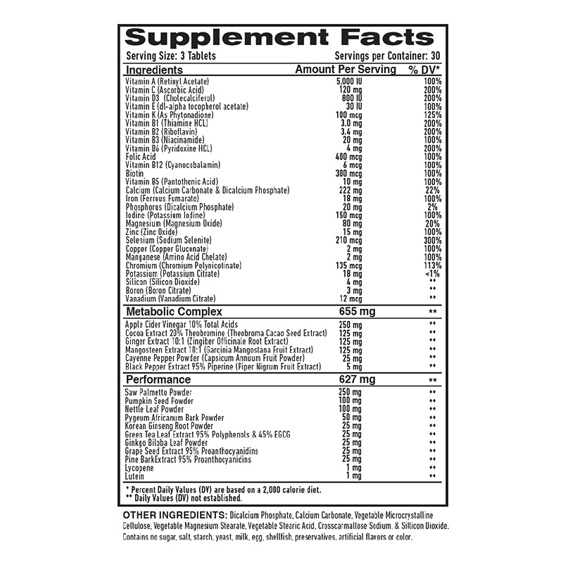 1Up Nutrition Multi Go Men 90 Caps