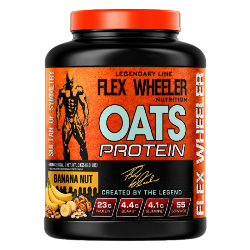 Flex Wheeler Nutrition Oats Protein 55 Servings - Banana Nut