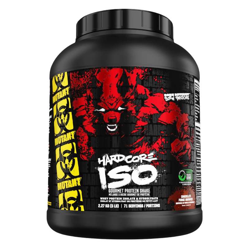 Mutant Hardcore ISO Gourmet Protein Shake 5 lbs - Chocolate Fudge Brownie