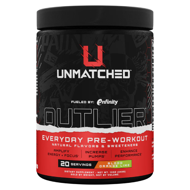 Unmatched Outliner Everyday Pre Workout 20 Servings - Blood Orange Lime