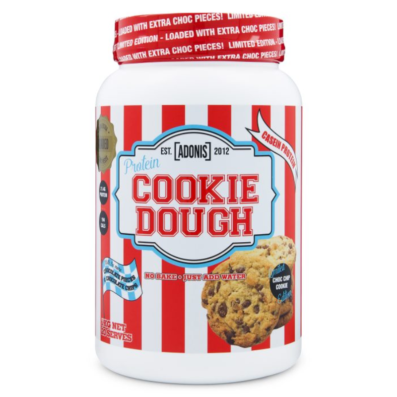 Adonis Casein Protein Cookie Dough 1 Kg - Choc Chip Cookie