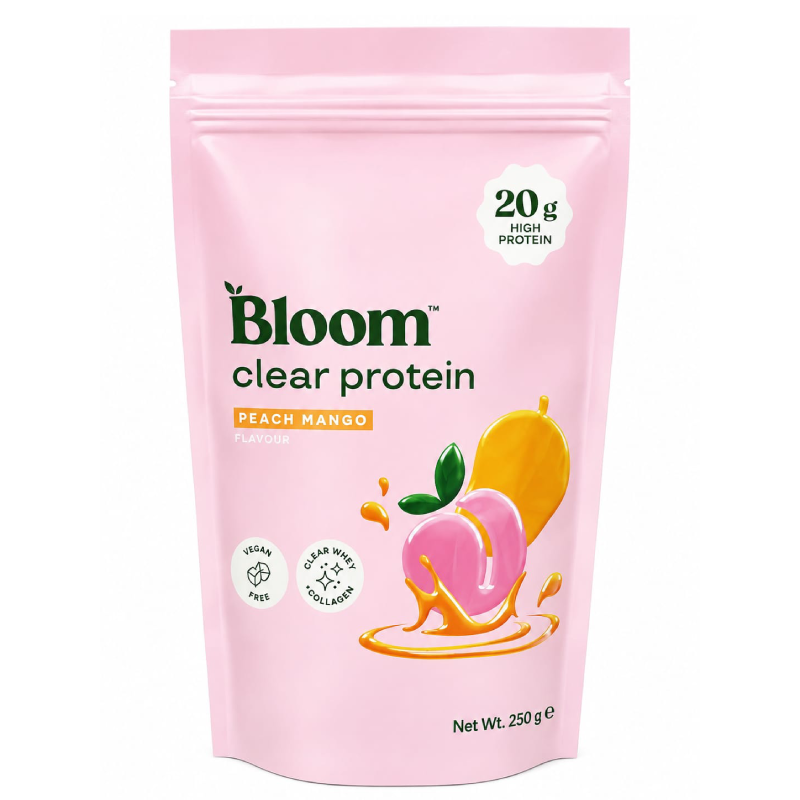 Bloom Nutrition Clear Collagen Protein 10 Servings - Peach Mango
