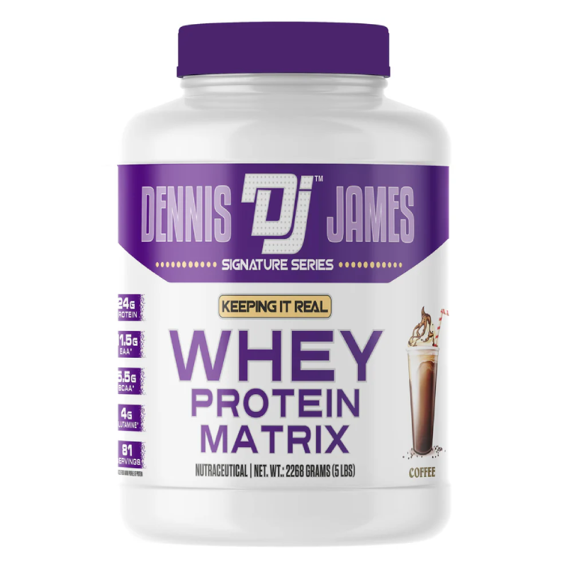 Dennis James Signature Series Whey Protein Matrix 5 lbs - Coffee