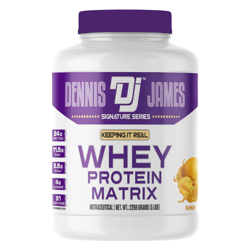 Dennis James Signature Series Whey Protein Matrix 5 lbs - Mango