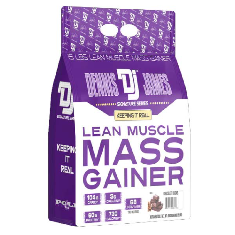 Dennis James Signature Series Lean Muscle Mass Gainer 15 lbs - Chocolate