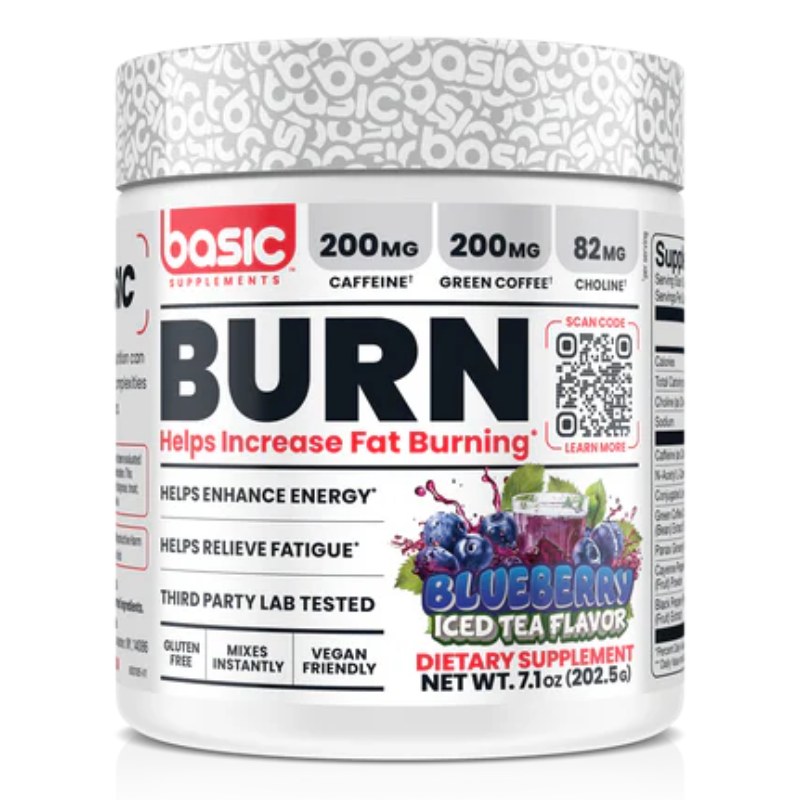 Basic Supplements Burn Fat Burner 200 G - Blueberry Iced Tea