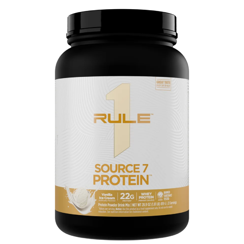 Rule 1 Source 7 Protein Multi-Source Protein Blend - Vanilla Icecream