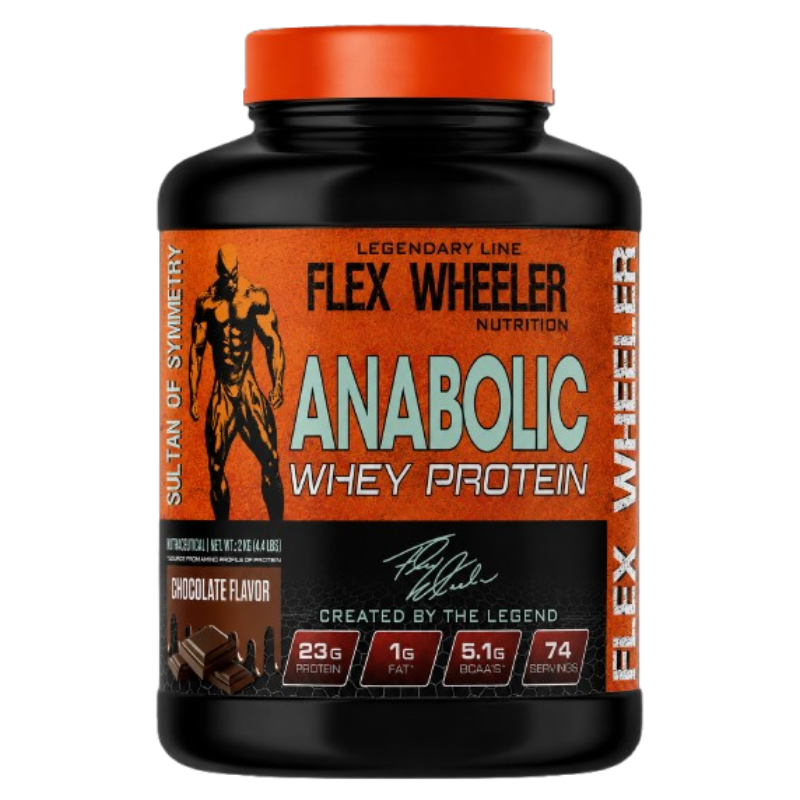 Flex Wheeler Nutrition Whey Anabloic Protein 74 Servings - Chocolate