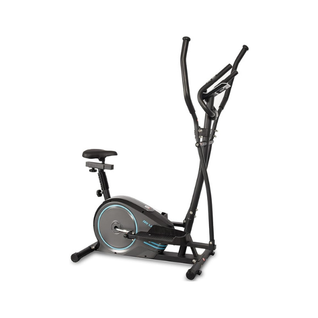 Sky Land 2-in-1 Elliptical Bike 8-Level – Gray