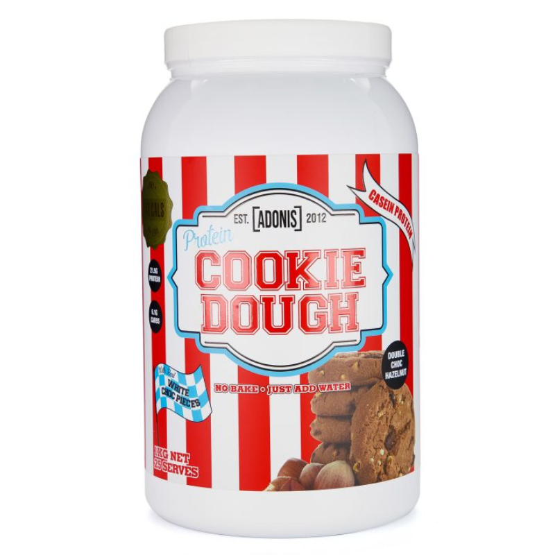 Adonis Casein Protein Cookie Dough 1 Kg - Double Cho Hazelnut