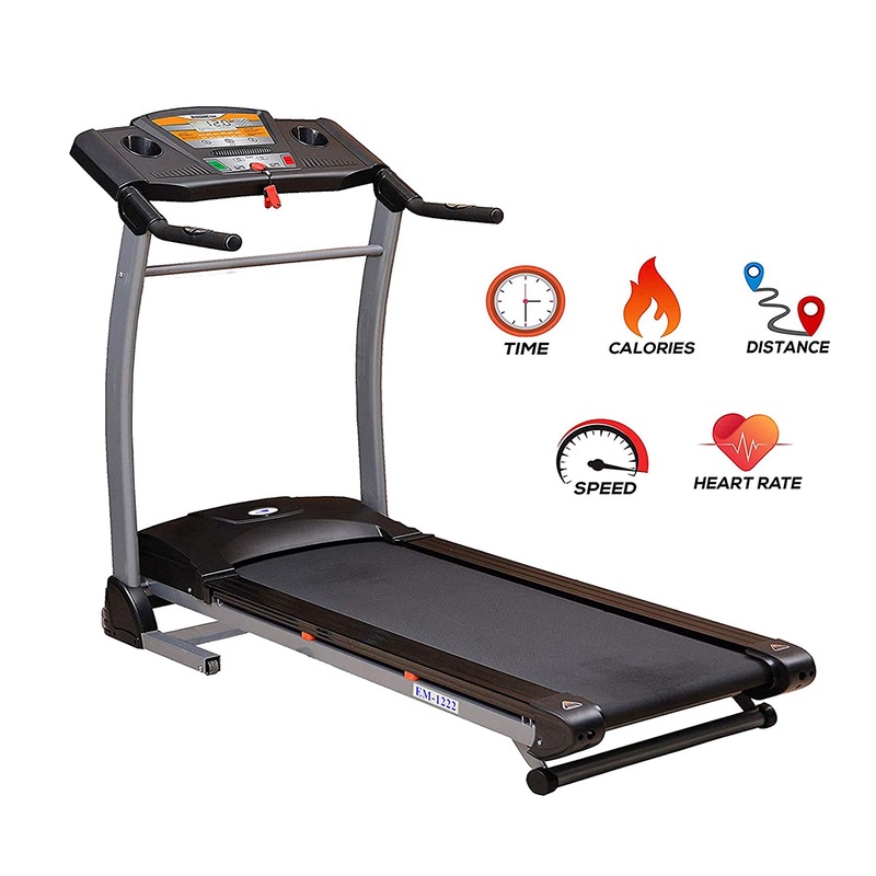 Home Use Basic Treadmill 2 hp, Foldable Max 110 kg, EM 1222