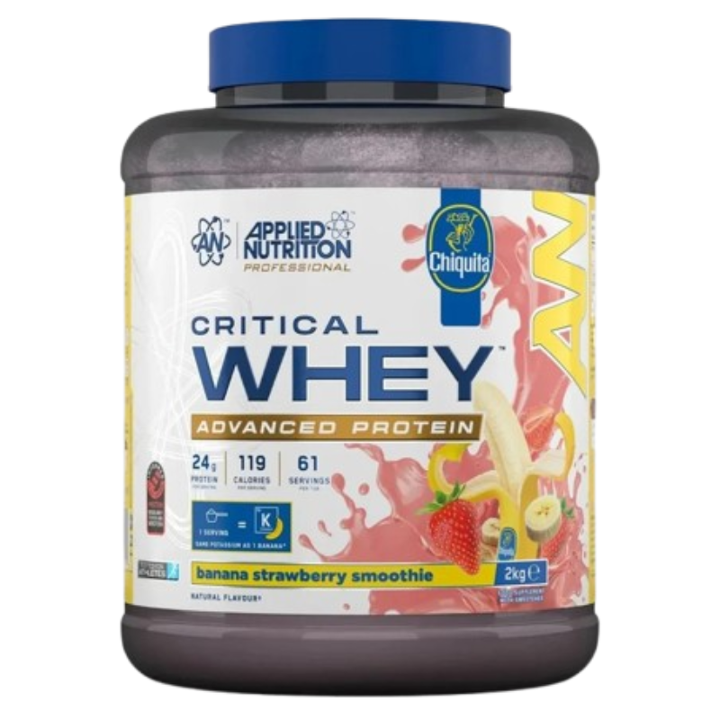 Applied Nutrition Critical Whey Advanced Protein 2 KG - Chiquita Banana Strawberry Smoothie