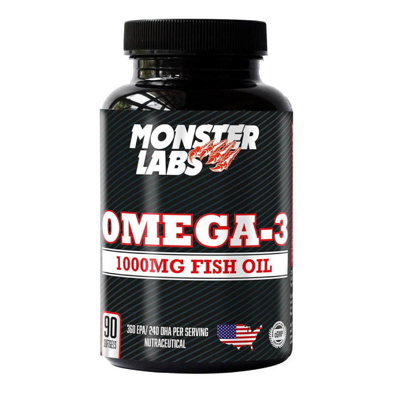 Monster Labs Omega-3 1000 mg Fish Oil 90 Softgel