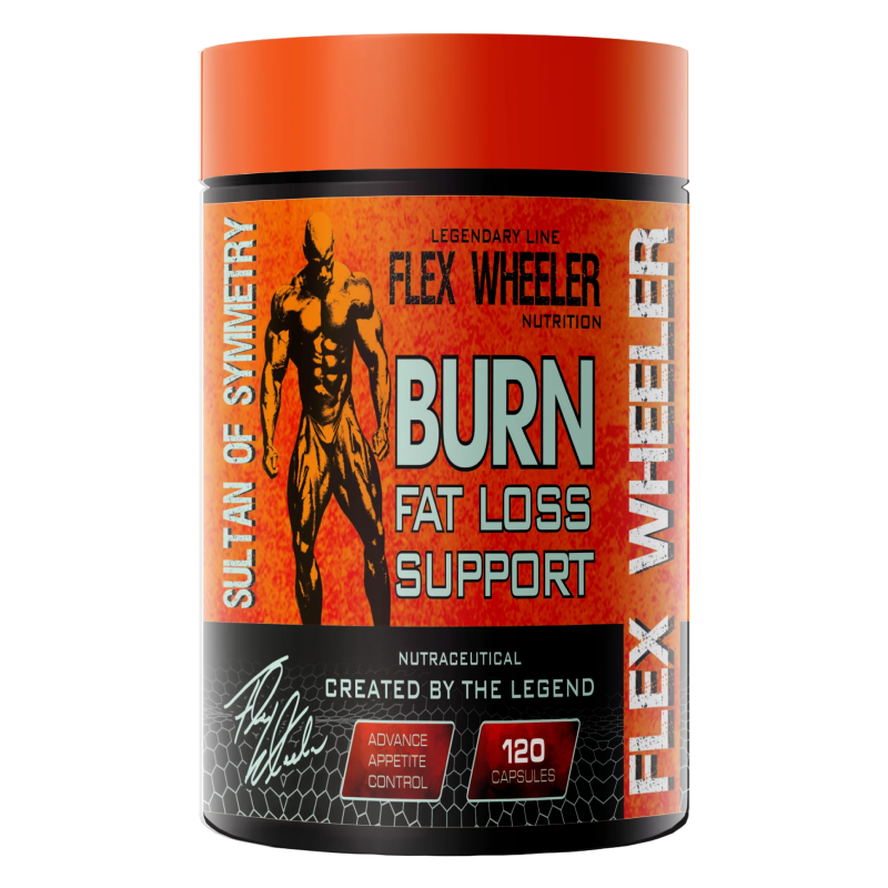 Flex Wheeler Nutrition Burn Fat Loss Support 120 Capsules