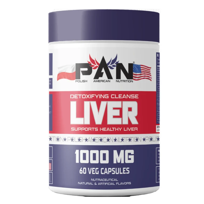Pan Nutrition Liver 1000 mg 60 Veg Capsules