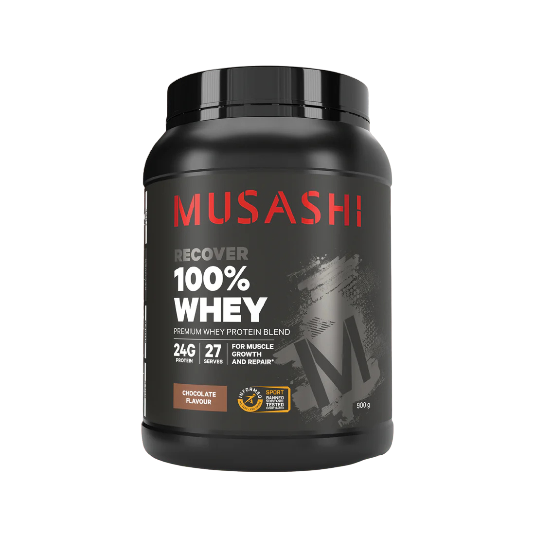 Musashi 100 Whey 900 G - Chocolate