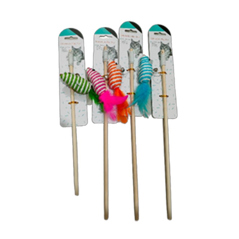 Cat Supply Cat Wand Stick - Pink