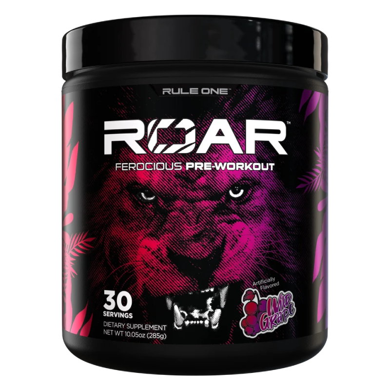 Rule One Roar Ferocious Pre-Workout 285 G 30 Servings - Wild Grape