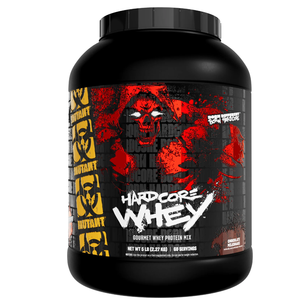 Mutant Hardcore Whey Gourmet Whey Protein Mix 5 Lbs Chocolate Milk Shake
