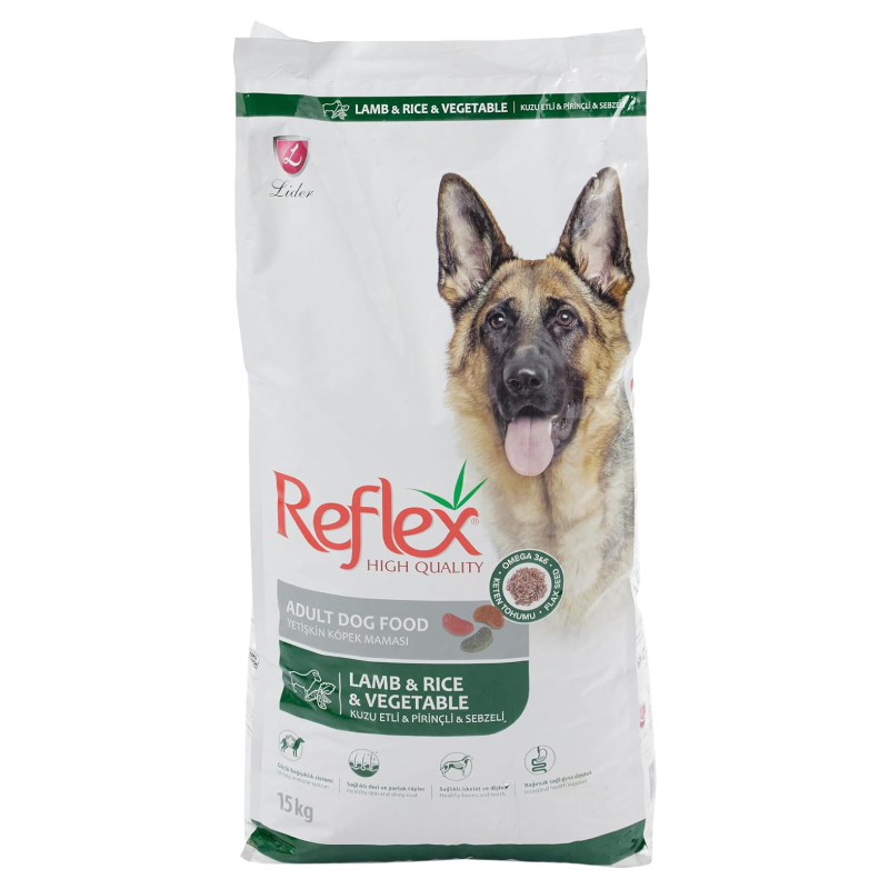 Reflex Adult Dog Food With Lamb & Vegetable 15 KG