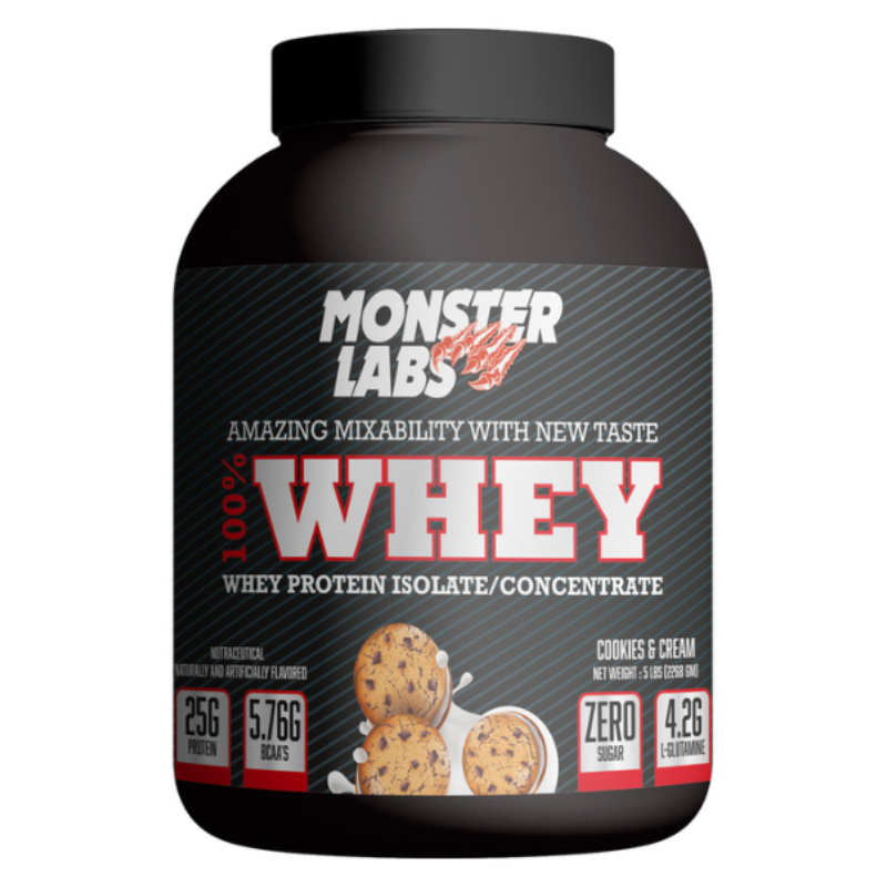 Monster Labs 100 Whey 5 lbs - Neapolitan Ice Cream