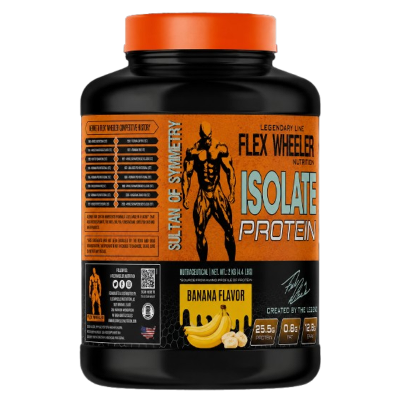 Flex Wheeler Nutrition Anabolic Isolate Protein 67 Servings - Banana