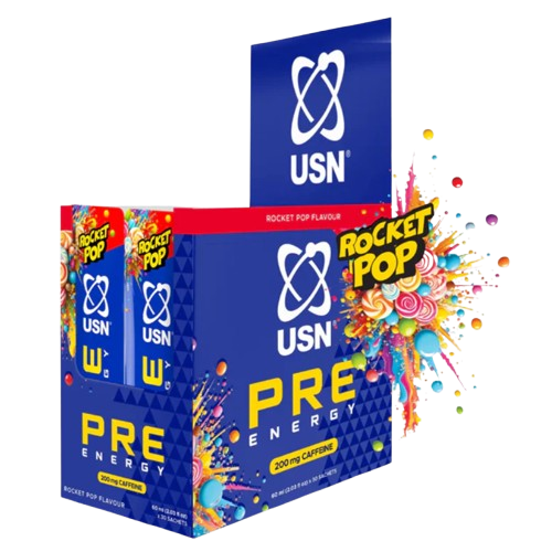 USN Pre Energy - Liquid Pre-workout Shot 60 ml 30 Sachets Box