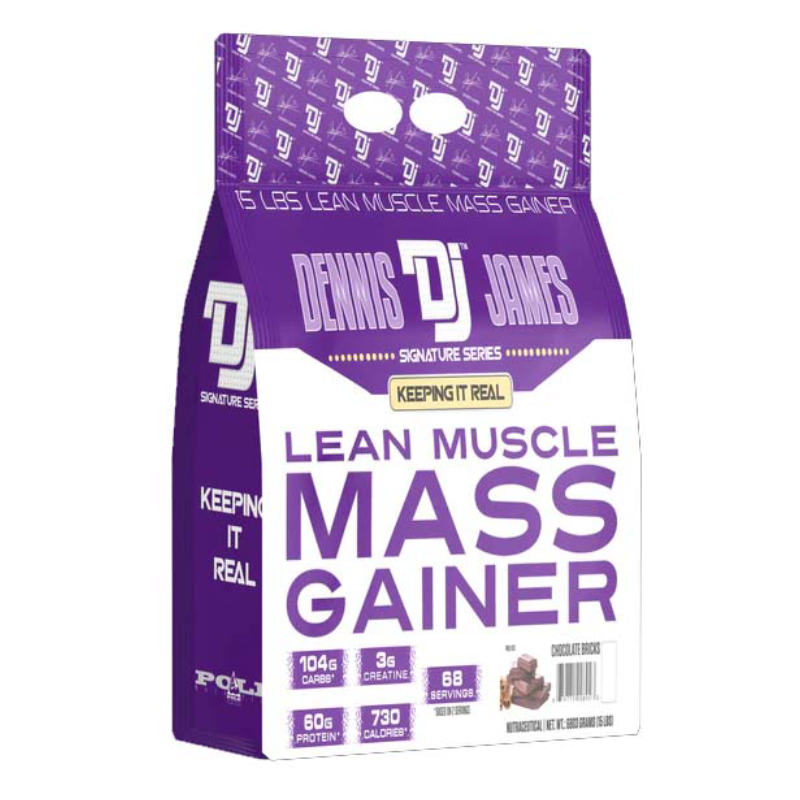 Dennis James Signature Series Lean Muscle Mass Gainer 15 lbs - Cookies N Cream