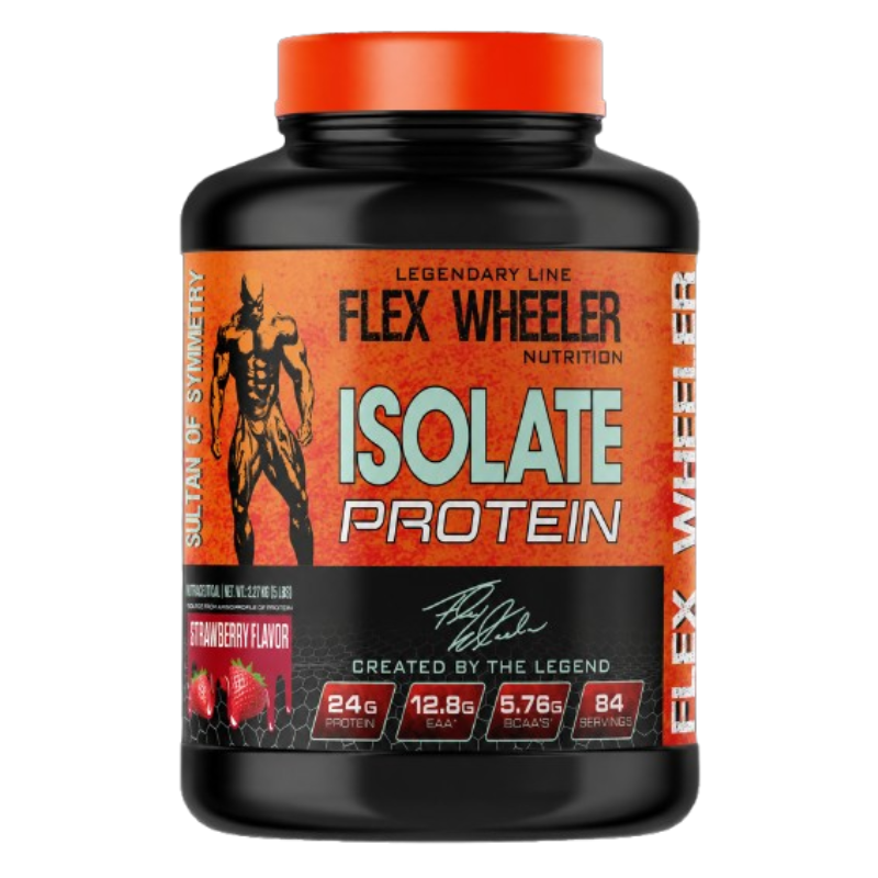 Flex Wheeler Nutrition Isolate Protein 5 lbs - Strawberry