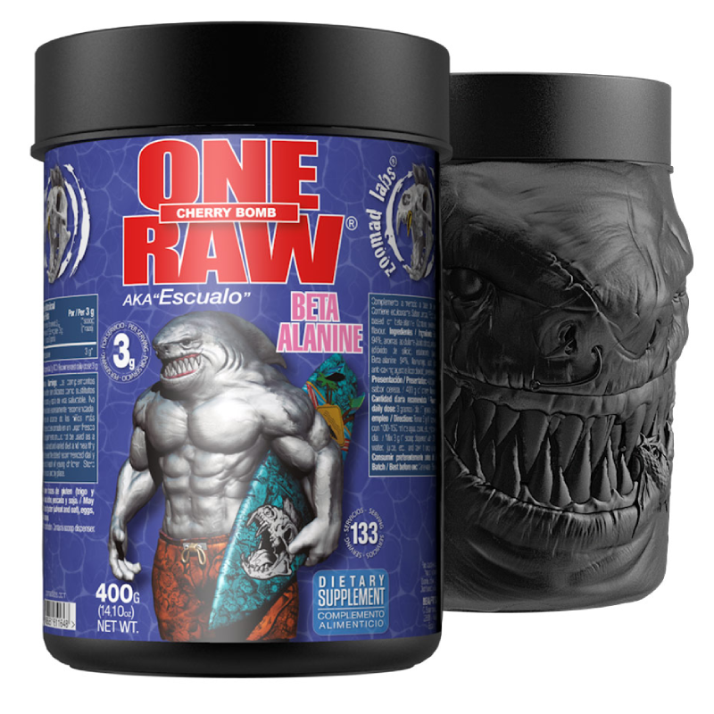 Zoomadlabs One Raw Beta Alanine 400 G - Cherry Bomb