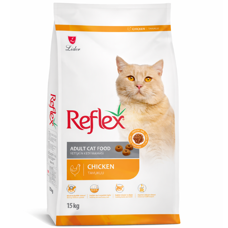 Reflex Adult Cat Food with Chicken 15 KG