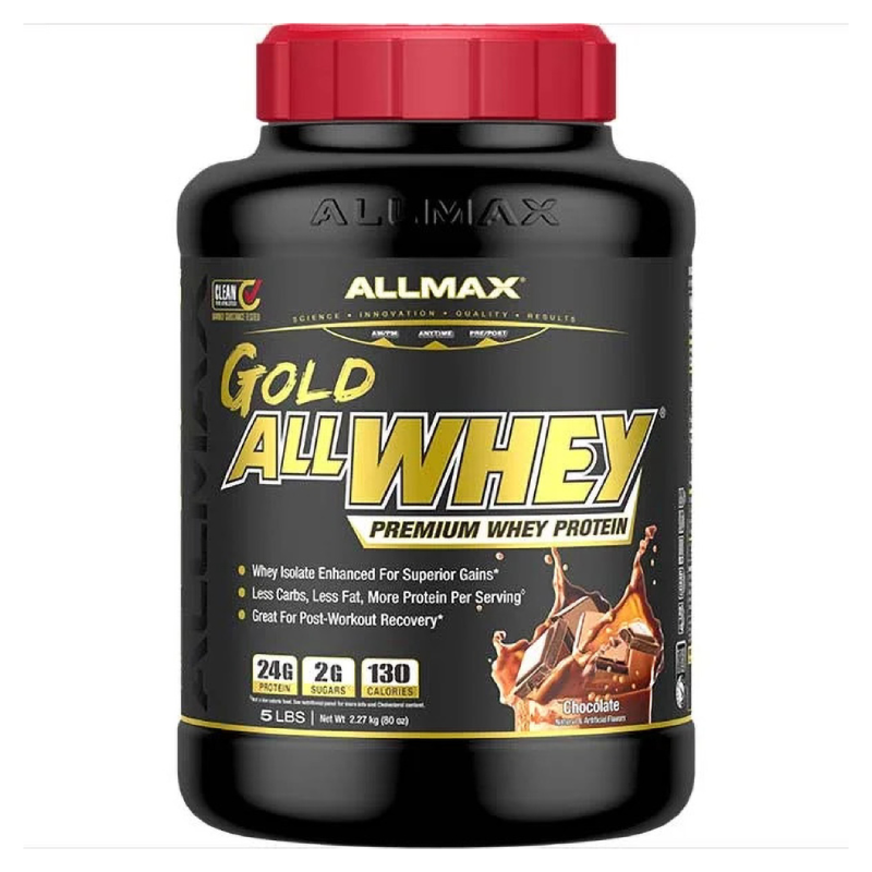 All Max All Whey Gold Premium Whey Protein 5 lbs - Chocolate