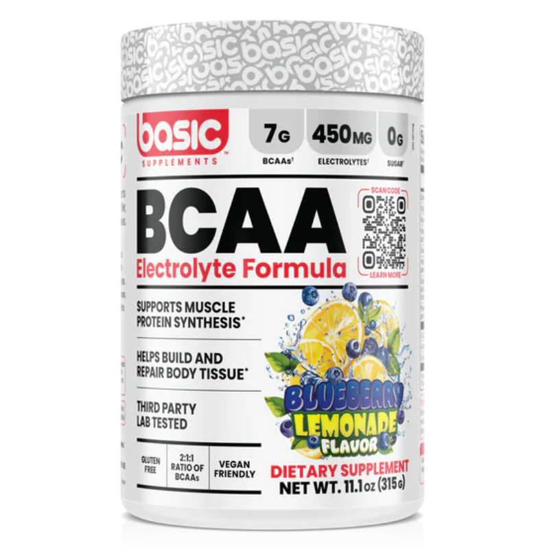 Basic Supplements BCAA 60 Serving 636 G - Blueberry Lemonade