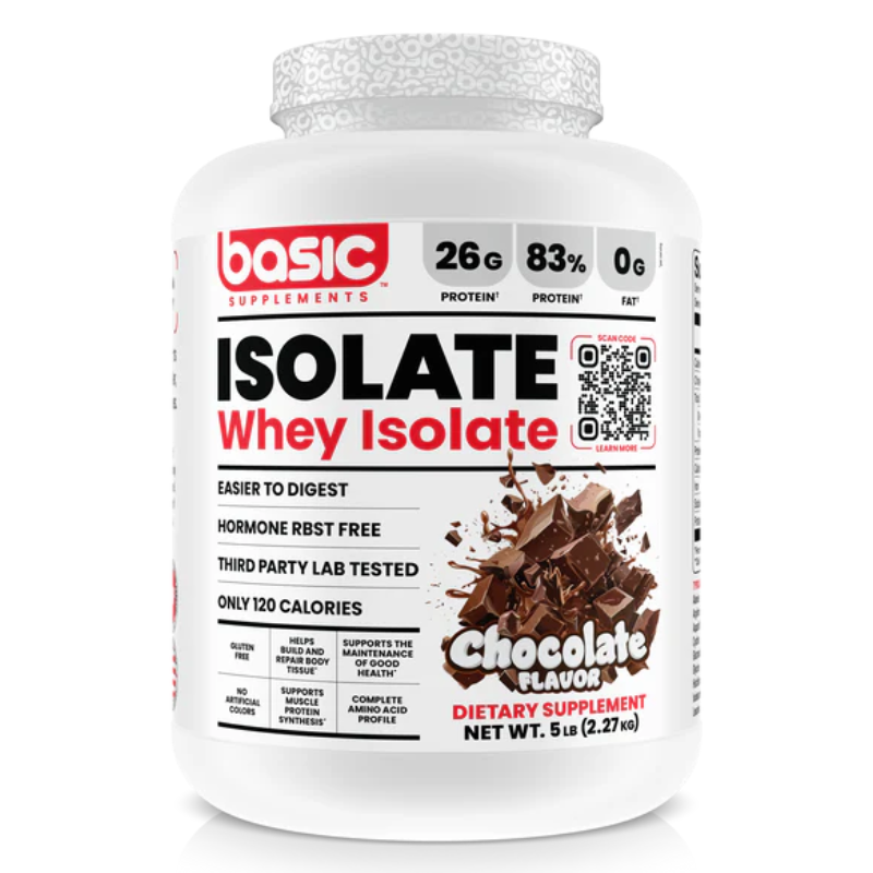 Basic Supplements Whey Isolate 5 lbs - Chocolate