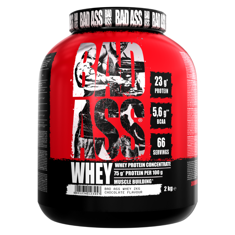 Bad Ass Whey 2 KG - Strawberry Ice Cream