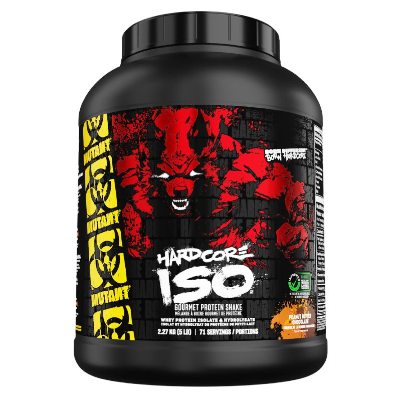 Mutant Hardcore ISO Gourmet Protein Shake 5 lbs - Peanut Butter Chocolate