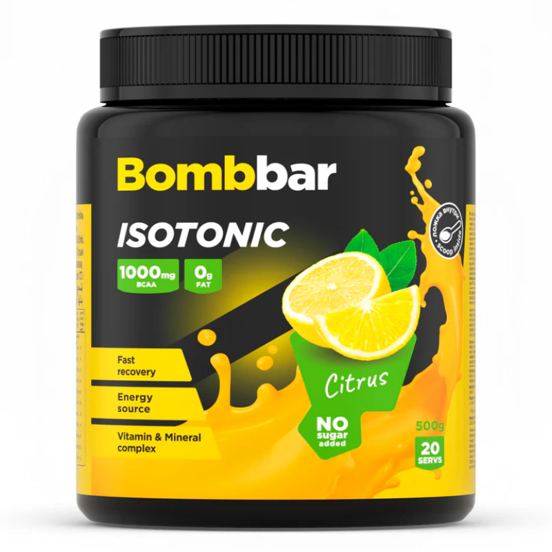 Bombbar Istonic Powder 500 G - Citrus