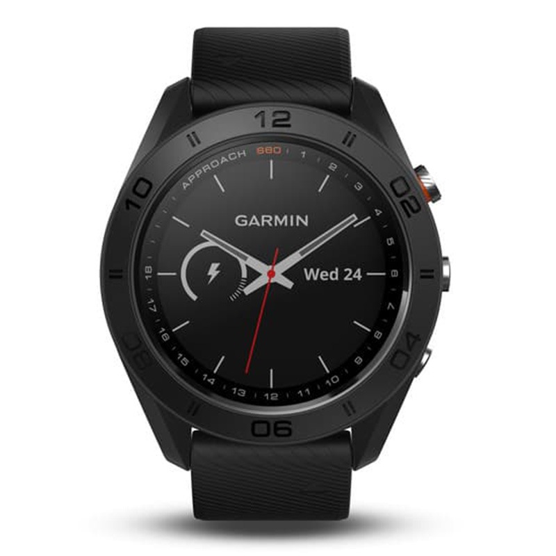 Garmin Approach S60 Black Gps Golfwatch With Black Silicone Best Price on UAE